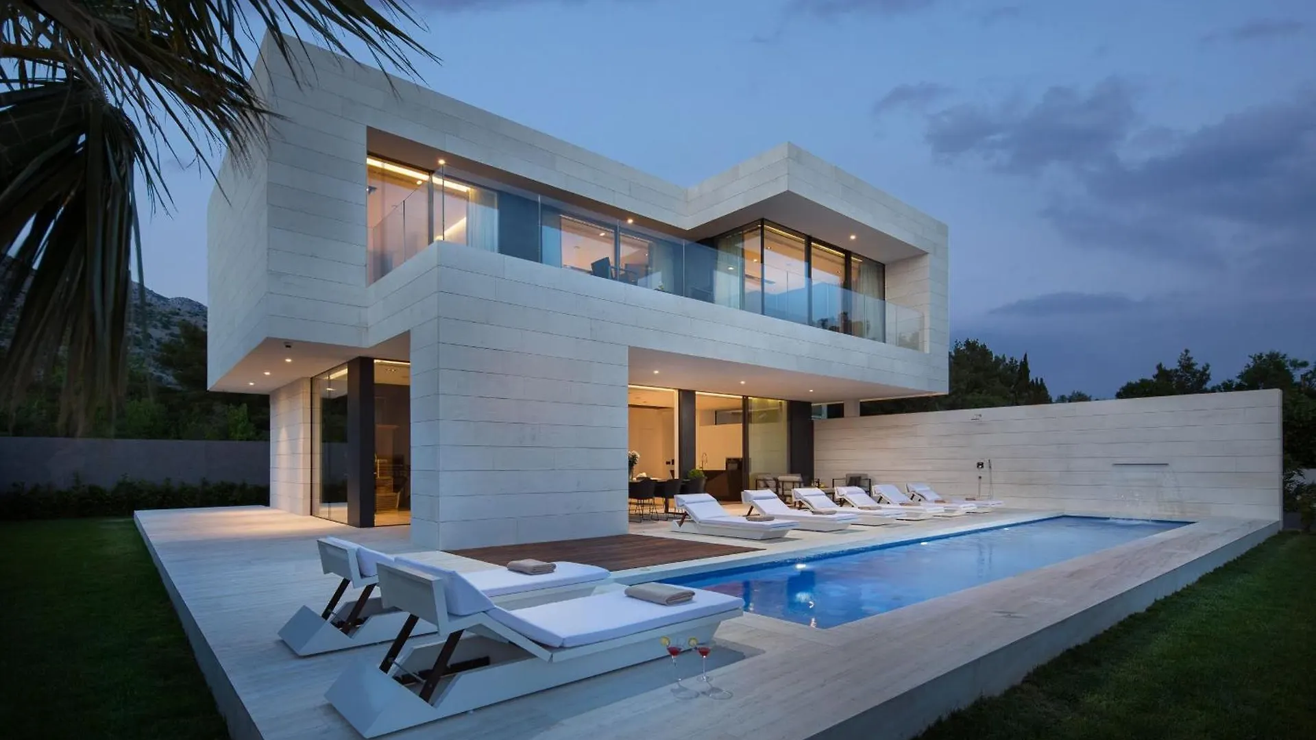 5-Star Villa Calma I With Heated Pool, Jacuzzi, Sea And Palm Tree Garden Starigrad Paklenica Croatia
